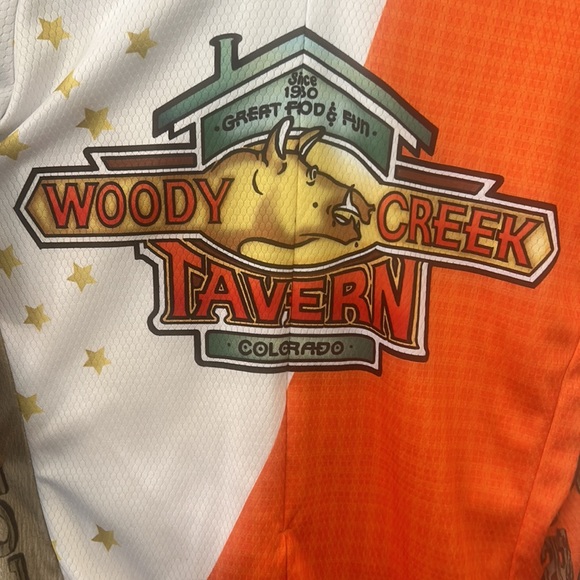 Verge Cycling Jersey Men's Size Large 3/4 Hidden Front Zipper Short Sleeves EUC - Picture 2 of 11